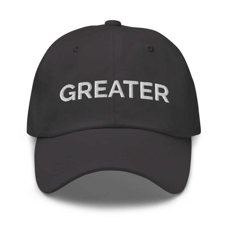 Greater Hat - Dark Grey