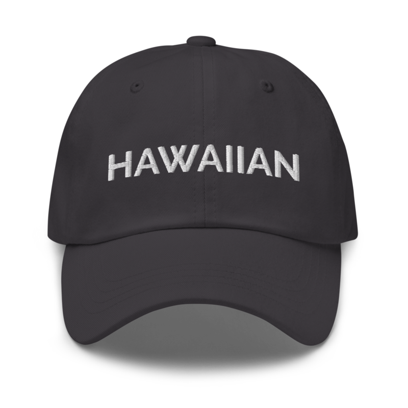 Hawaiian Hat - Dark Grey