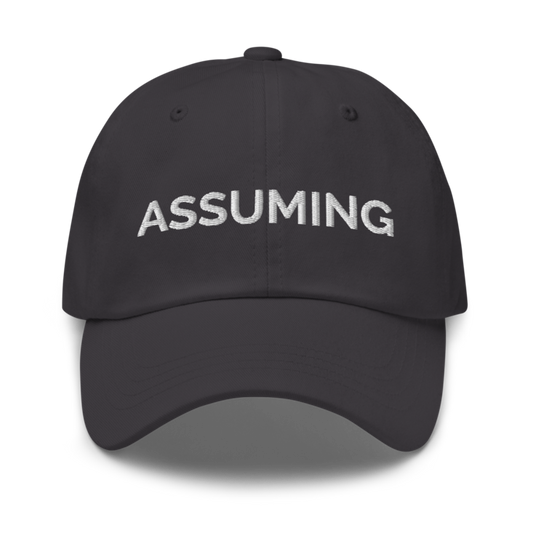 Assuming Hat - Dark Grey