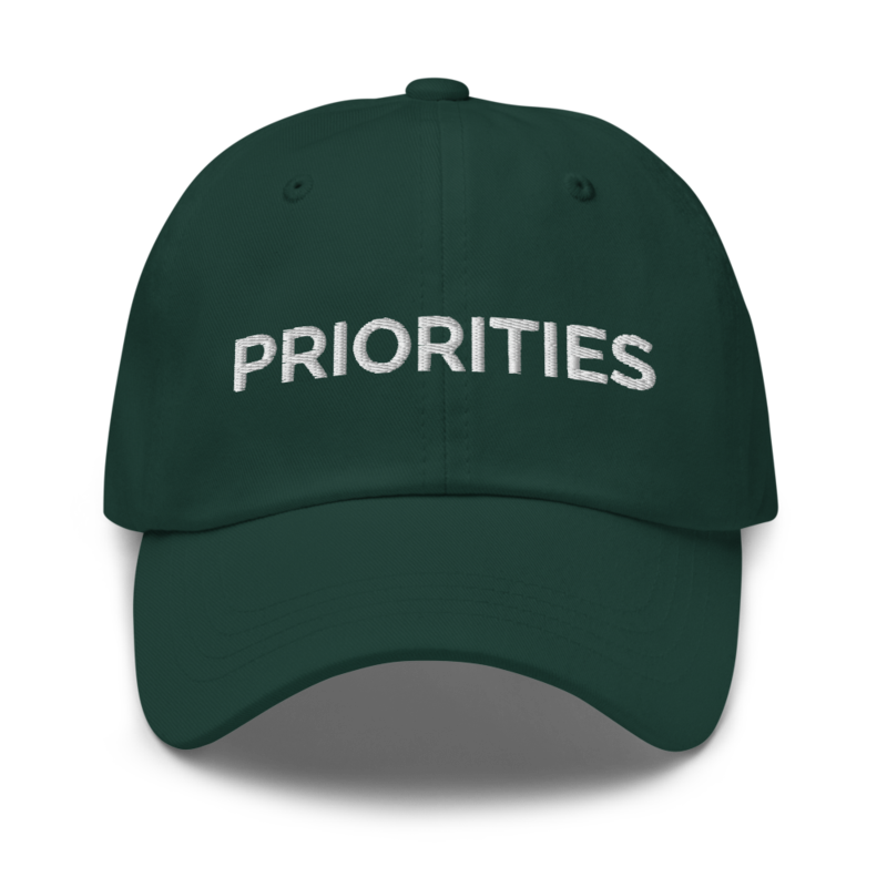 Priorities Hat - Spruce