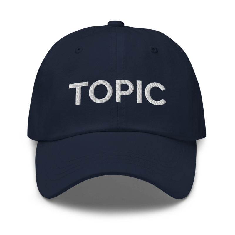 Topic Hat - Navy