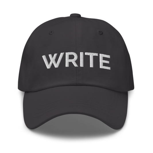 Write Hat - Dark Grey