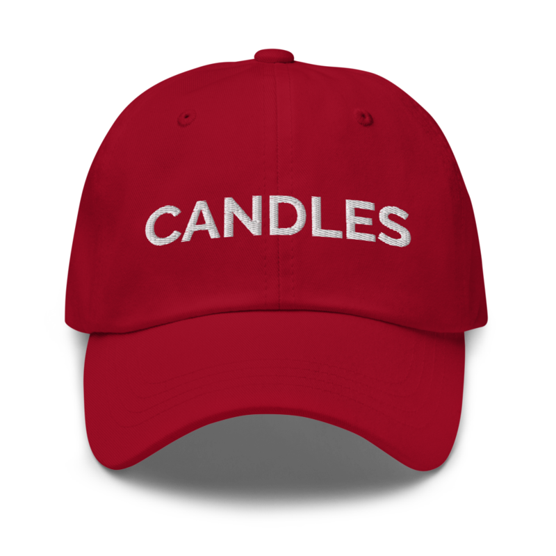 Candles Hat - Cranberry