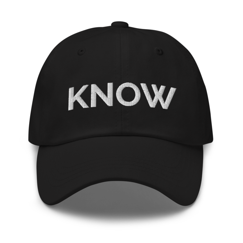 Know Hat - Black