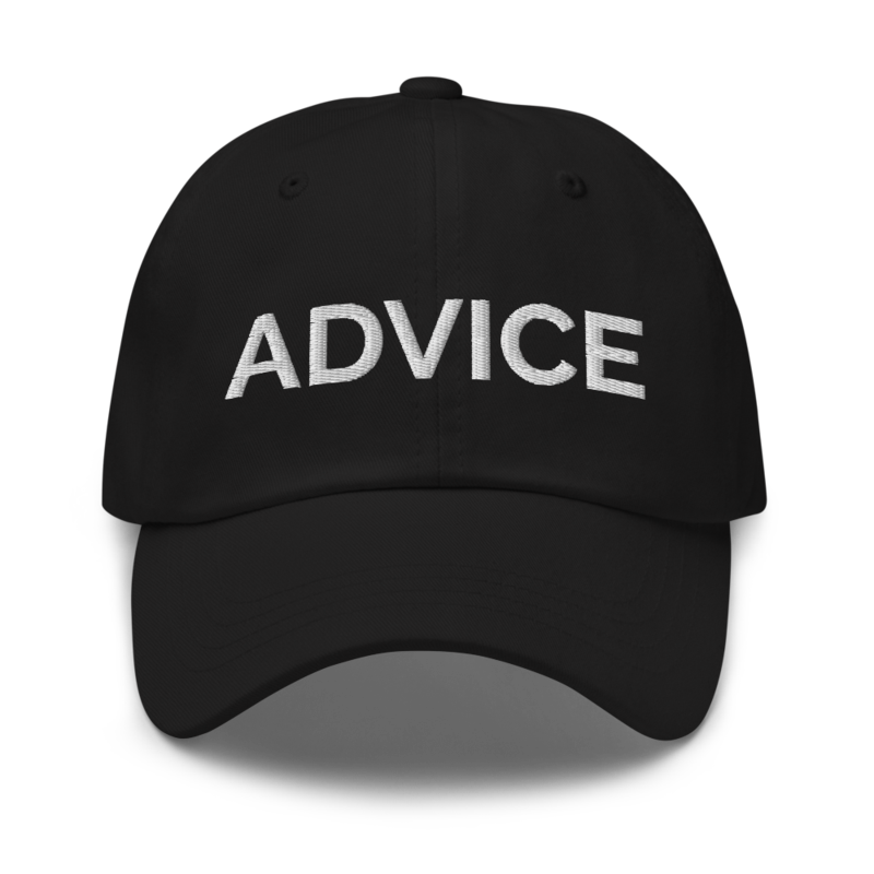 Advice Hat - Black