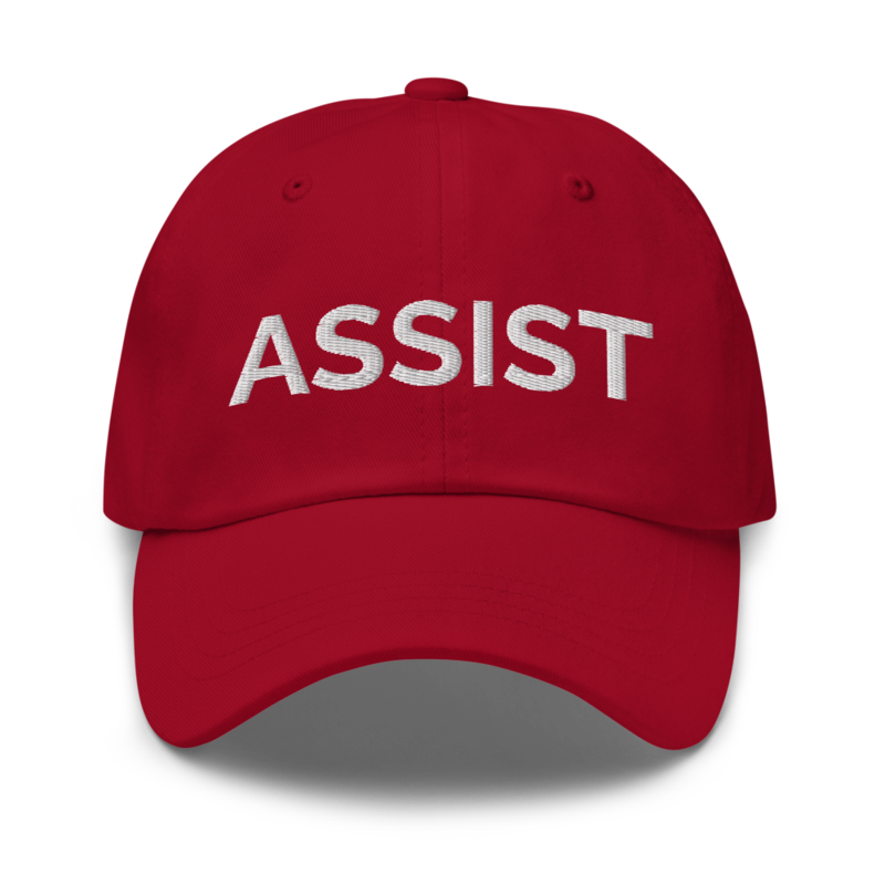 Assist Hat - Cranberry