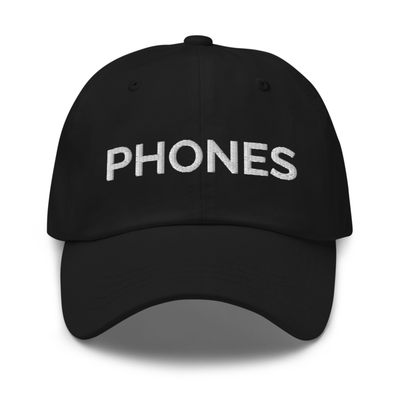 Phones Hat - Black