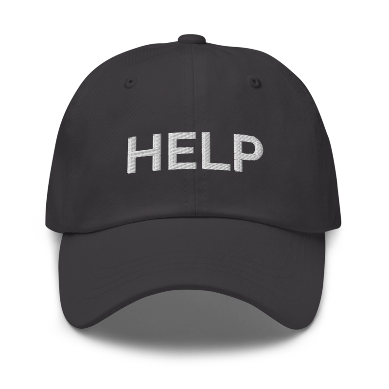 Help Hat - Dark Grey