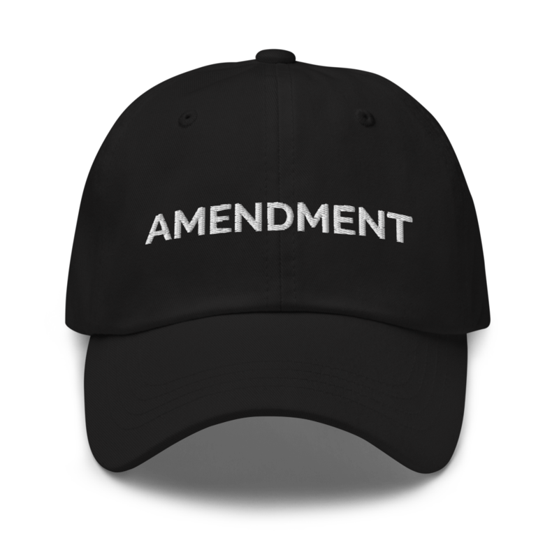 Amendment Hat - Black
