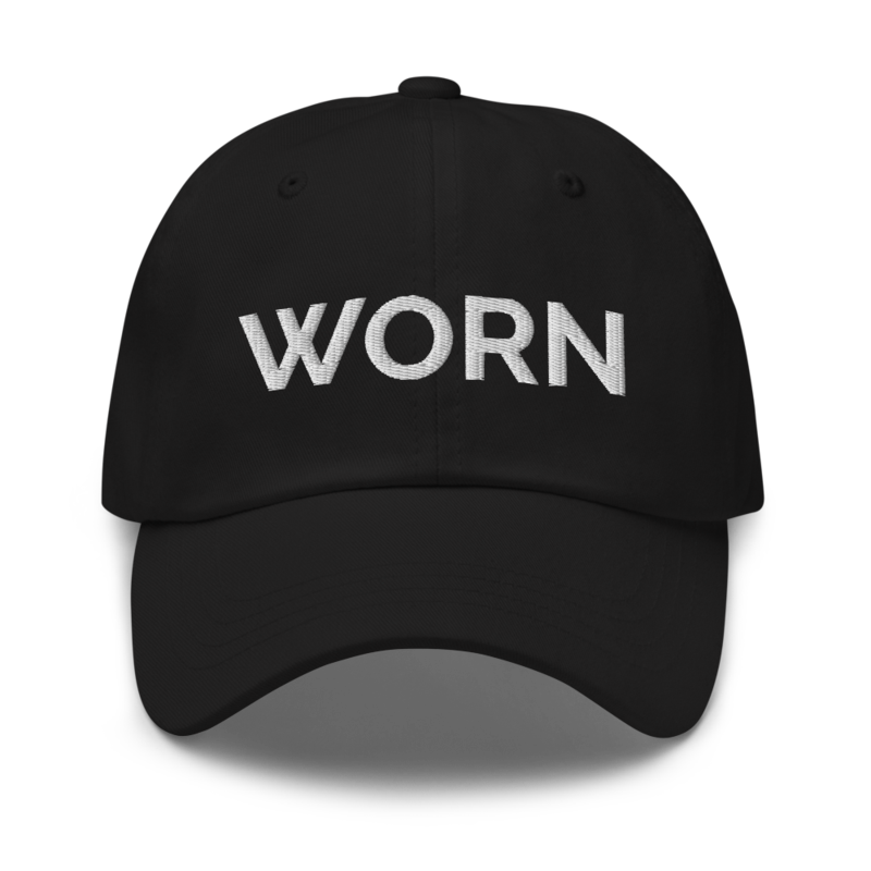 Worn Hat - Black