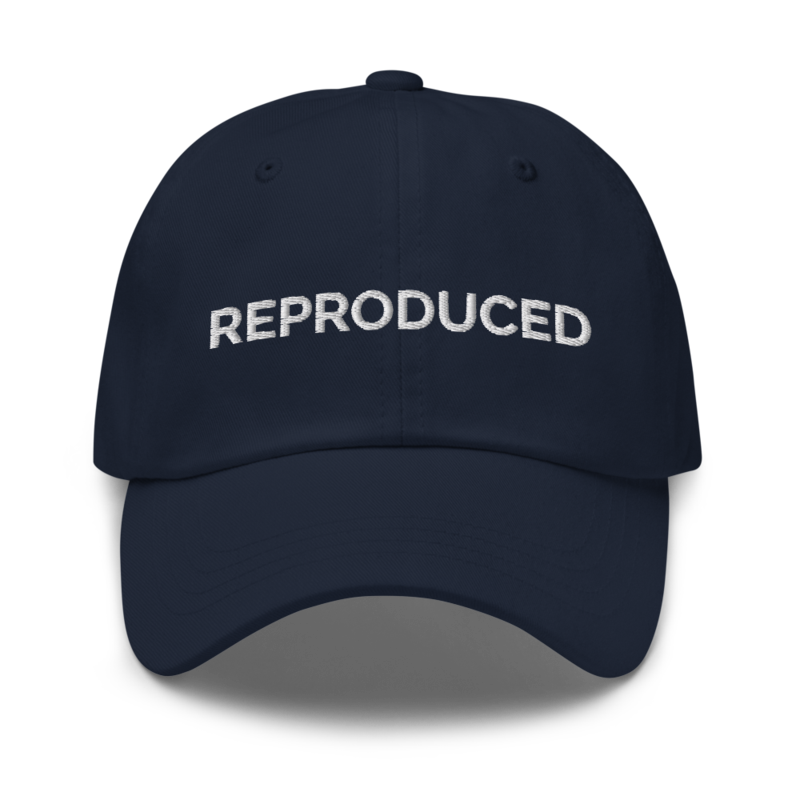 Reproduced Hat - Navy