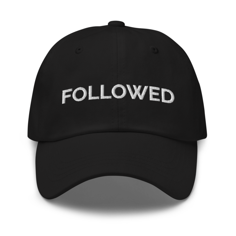 Followed Hat - Black