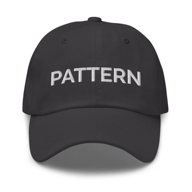 Pattern Hat - Dark Grey