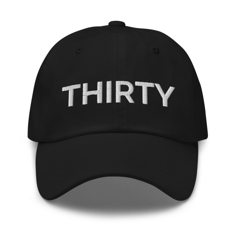 Thirty Hat - Black