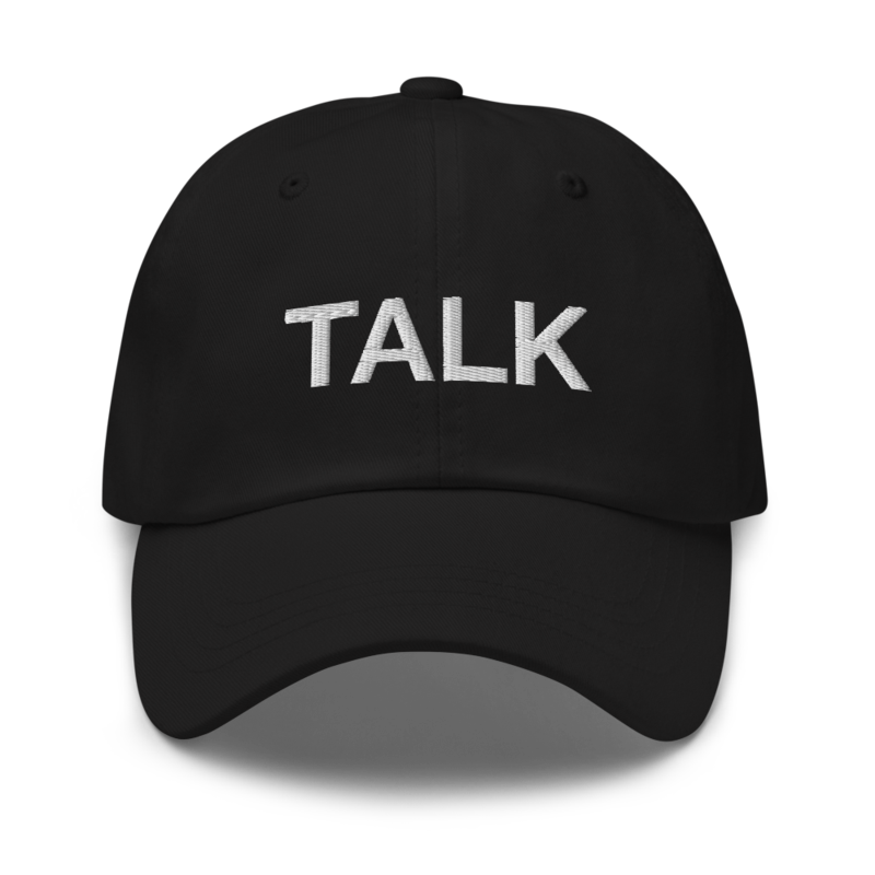 Talk Hat - Black