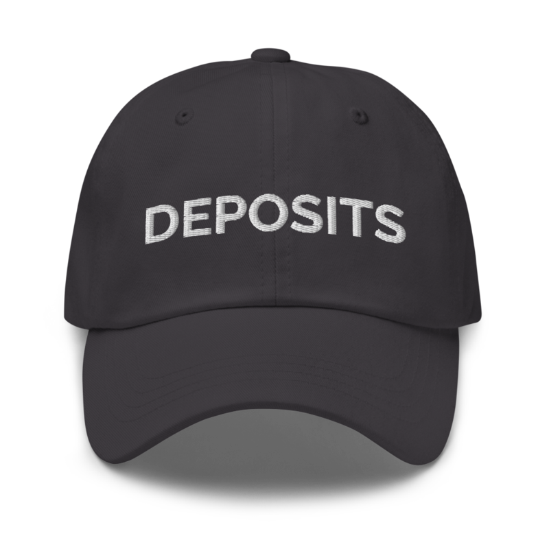 Deposits Hat - Dark Grey
