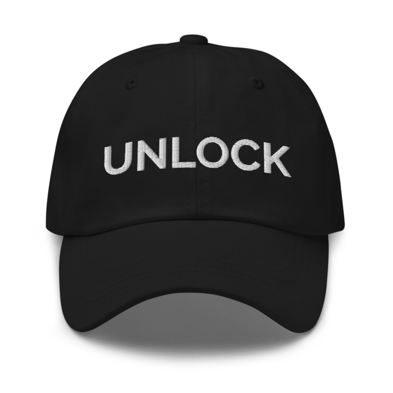 Unlock Hat - Black