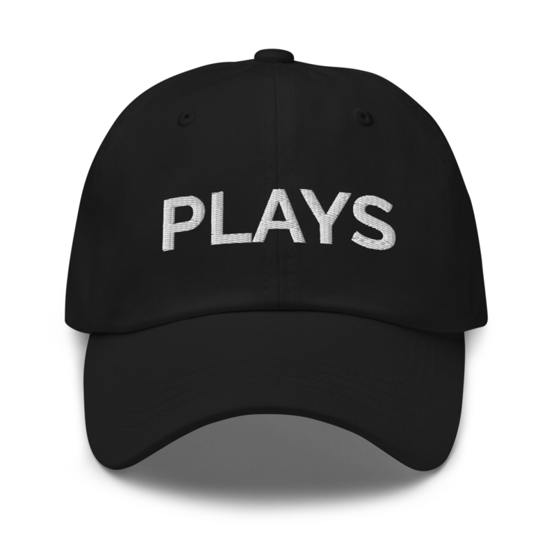 Plays Hat - Black