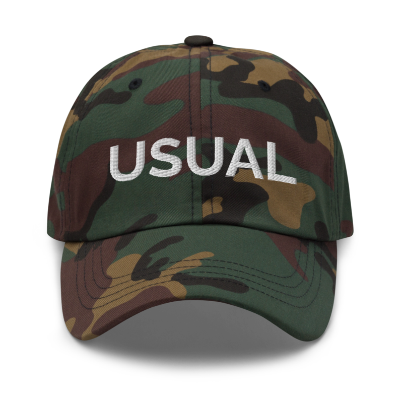 Usual Hat - Green Camo