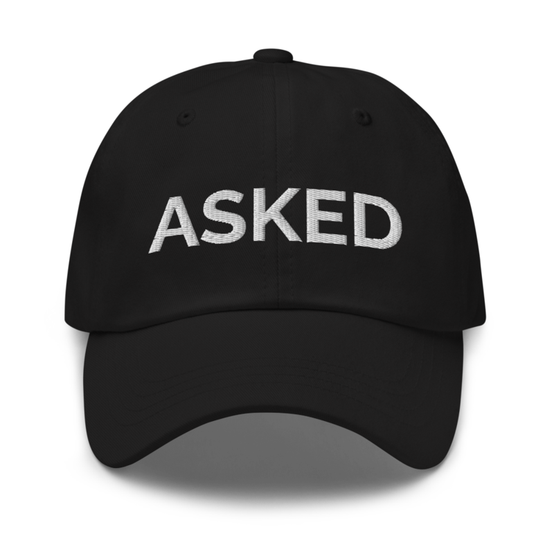 Asked Hat - Black