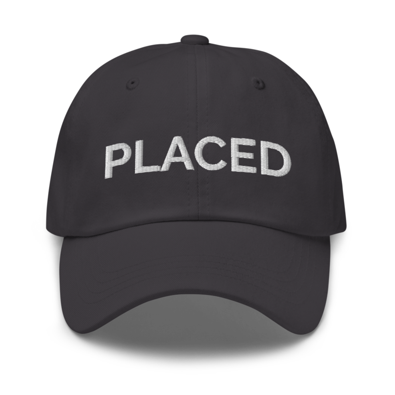 Placed Hat - Dark Grey