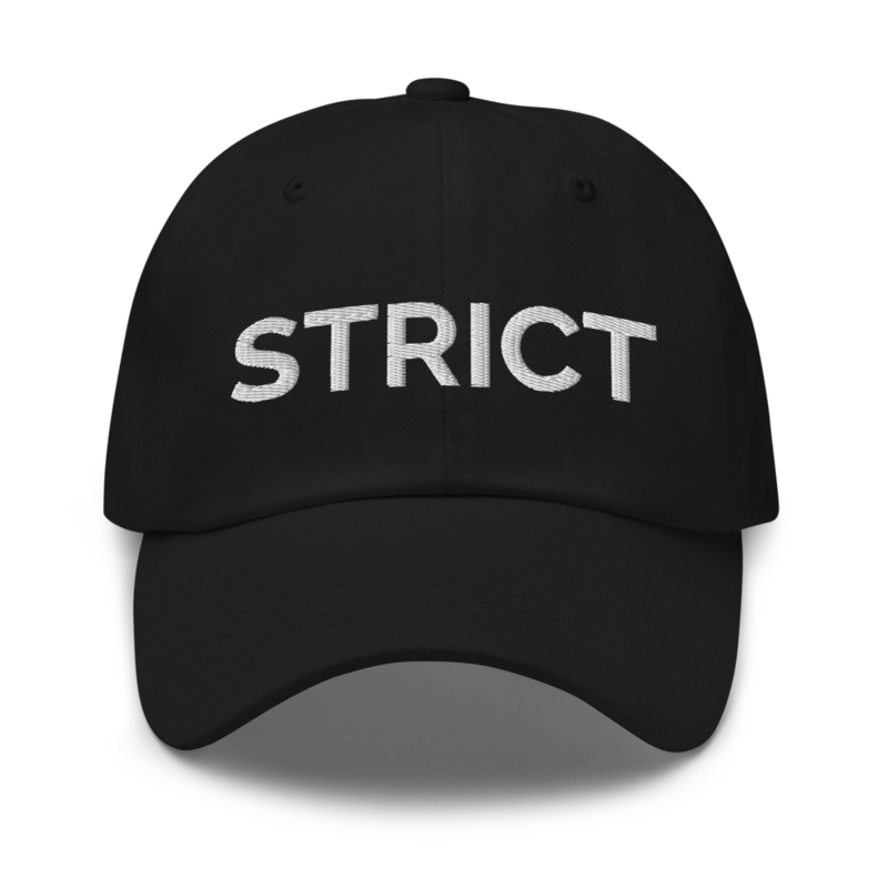 Strict Hat - Black