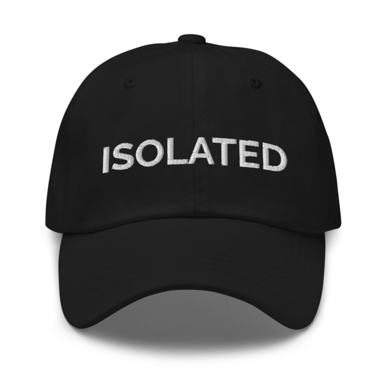 Isolated Hat - Black