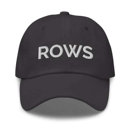 Rows Hat - Dark Grey