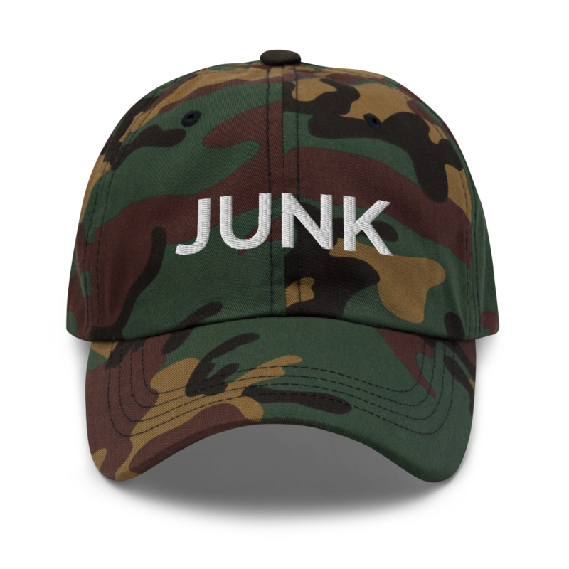 Junk Hat - Green Camo