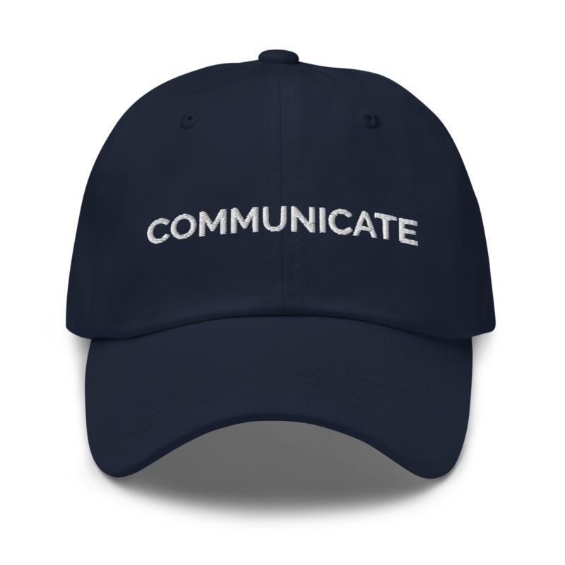 Communicate Hat - Navy