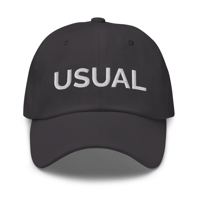 Usual Hat - Dark Grey