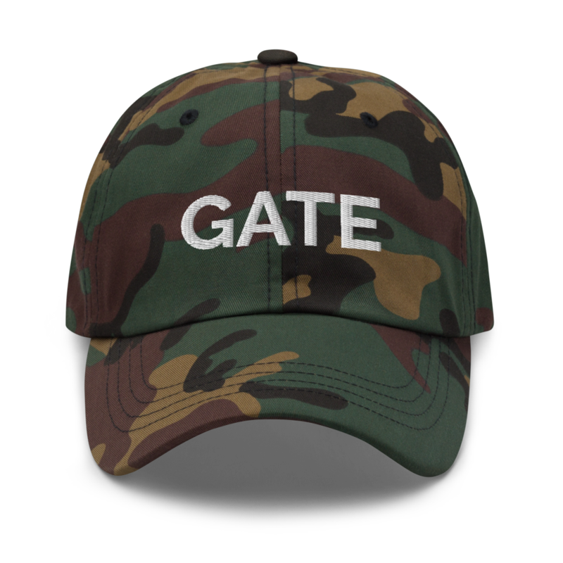 Gate Hat - Green Camo