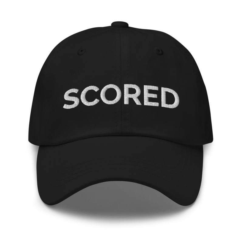 Scored Hat - Black