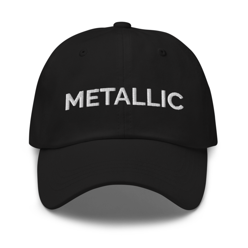 Metallic Hat - Black
