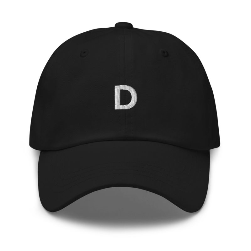 D Hat - Black