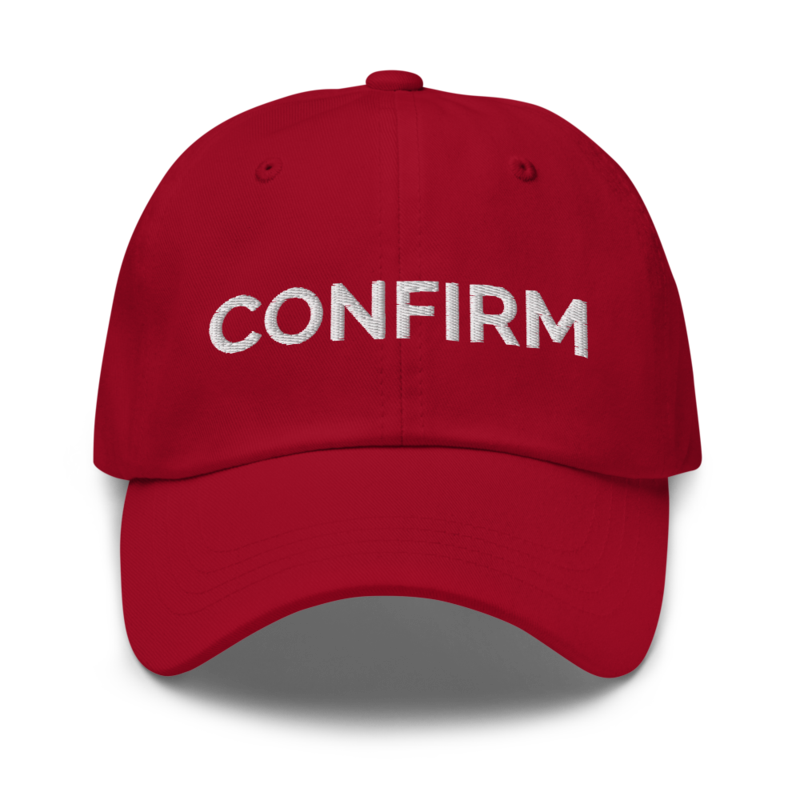 Confirm Hat - Cranberry