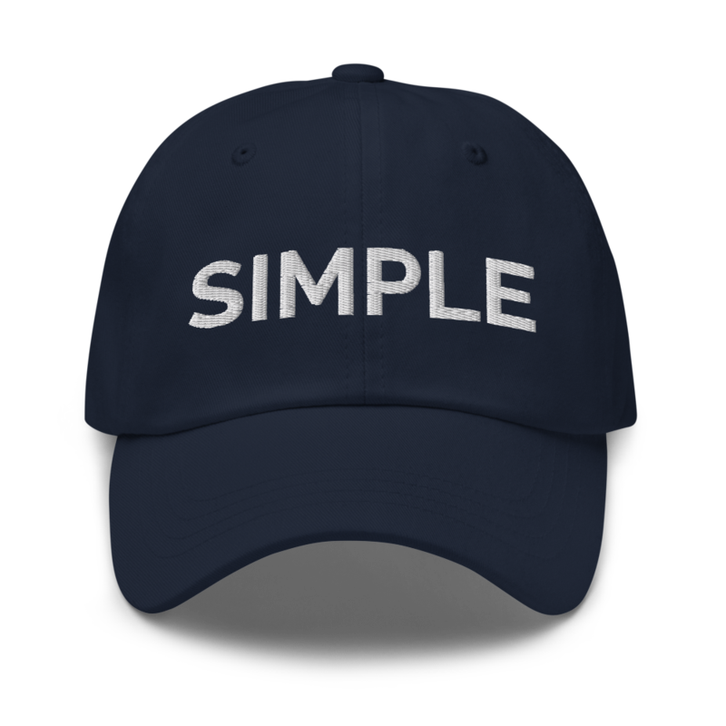 Simple Hat - Navy