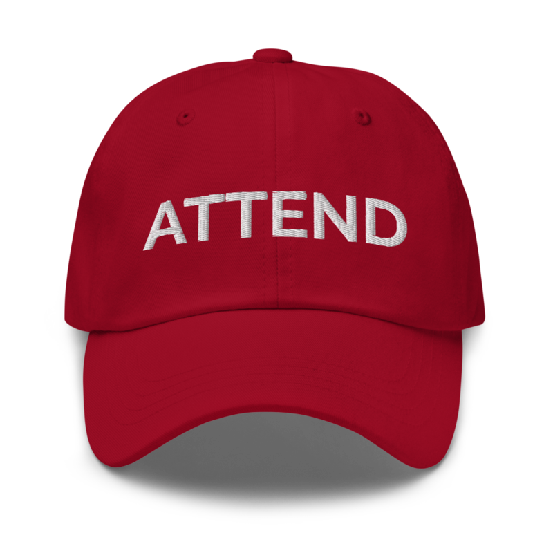 Attend Hat - Cranberry