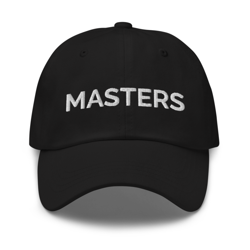 Masters Hat - Black
