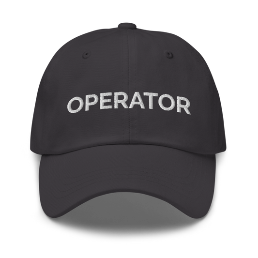 Operator Hat - Dark Grey