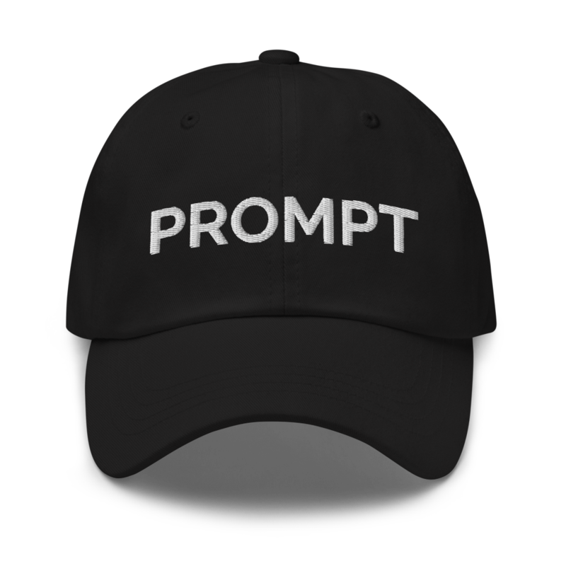 Prompt Hat - Black