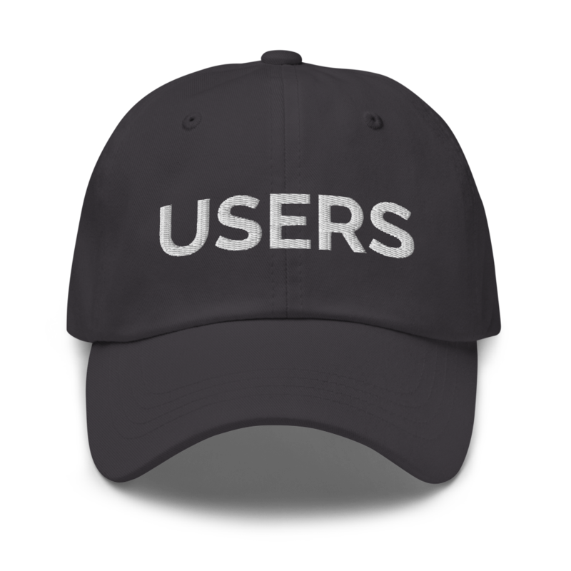 Users Hat - Dark Grey