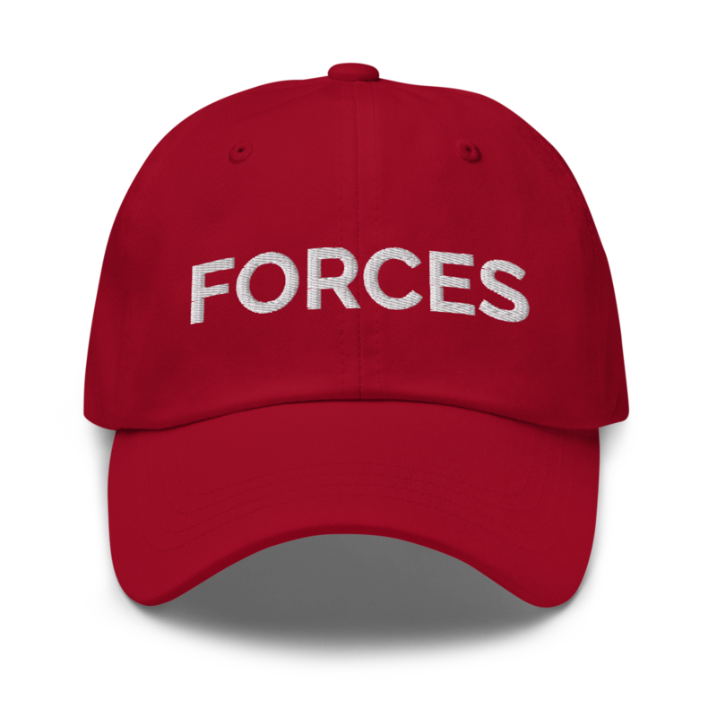 Forces Hat - Cranberry