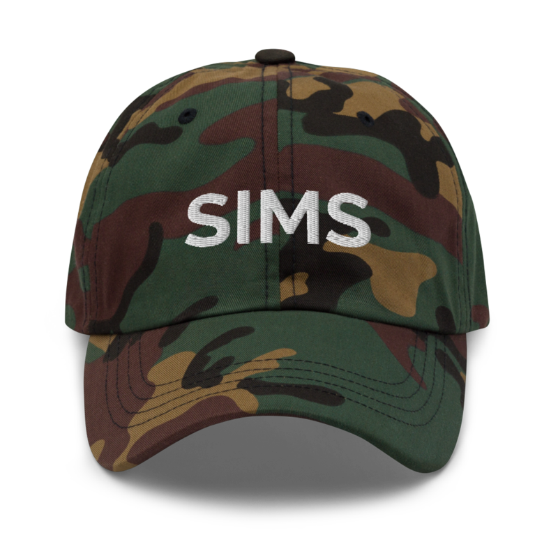 Sims Hat - Green Camo