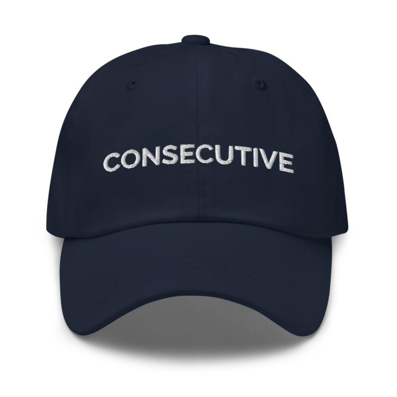 Consecutive Hat - Navy