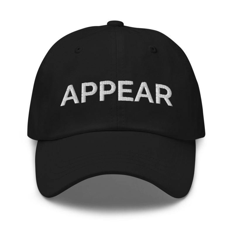 Appear Hat - Black