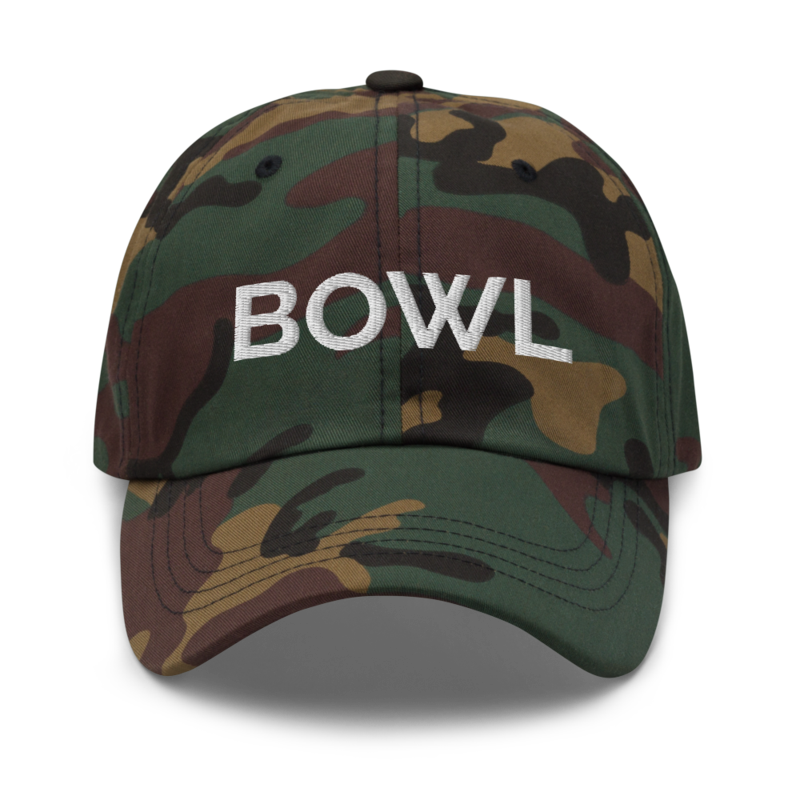 Bowl Hat - Green Camo