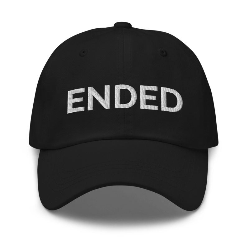 Ended Hat - Black