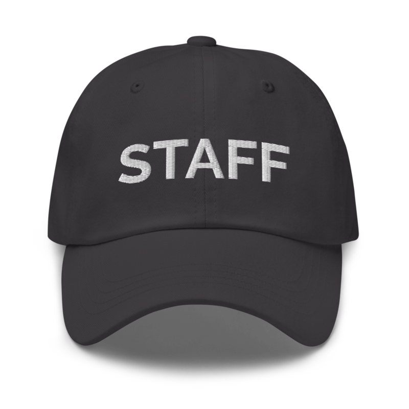 Staff Hat - Dark Grey