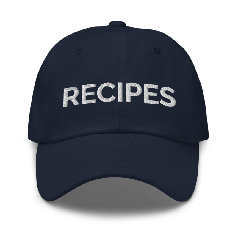 Recipes Hat - Navy